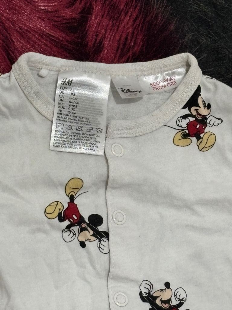 H&M Disney Mickey Mouse Baby Romper - Good Condition