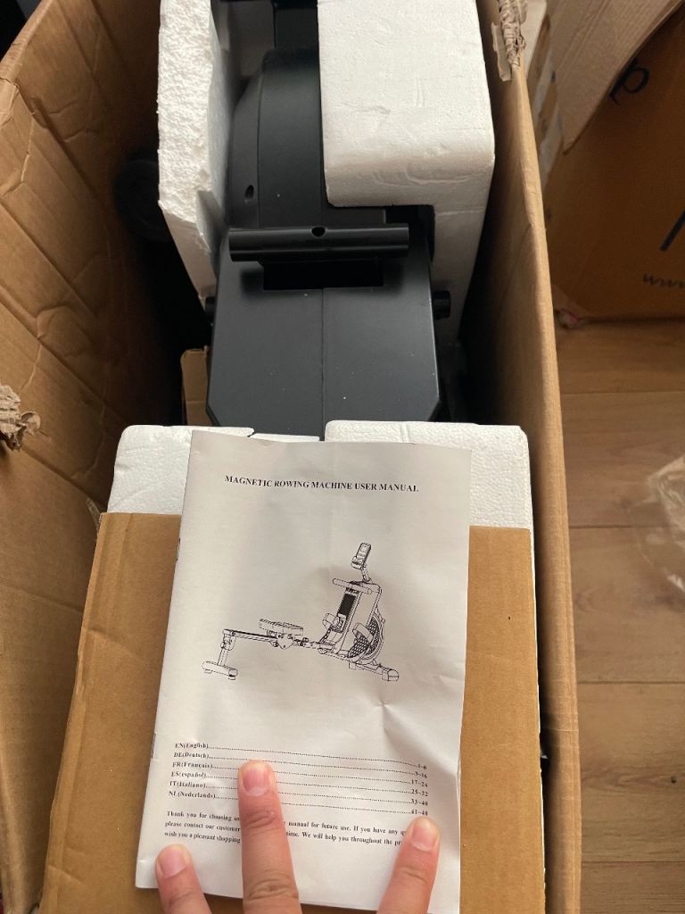 Unopened Home Fitness Rowing Machine – Brand New 