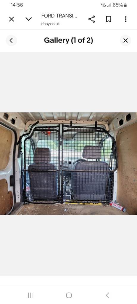 Ford Transit connect cage bulkhead