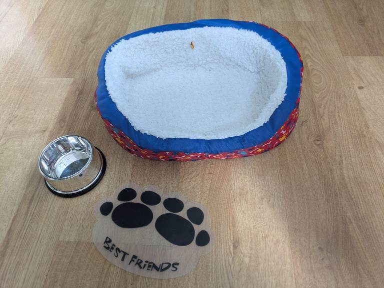 Build A Bear Pet Bed, Bowl and Mat for Toy Pet