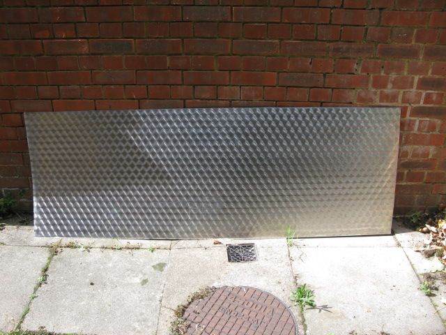 image for Stainless Steel Sheet ( Circle Polished ) . Size : L=194cm , W=68cm , D=2mm