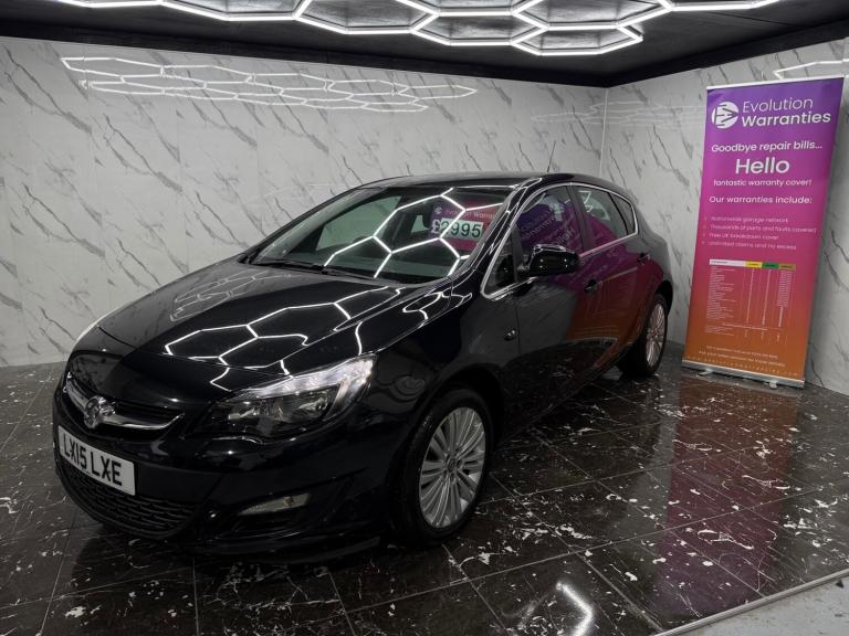 2015 Vauxhall Astra 1.4i Excite Hatchback 5dr Petrol Manual Euro 6 (100 ps) HATCHBACK Petrol Manual
