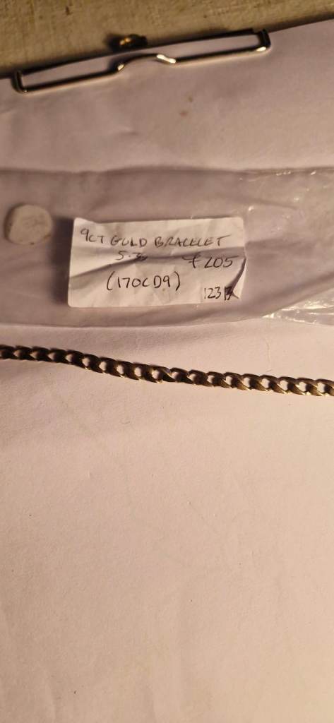 9ct carat gold bracelet 