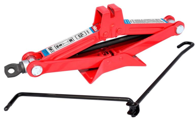 Hilka - 1.5 Tonne Scissor Jack (Red)
