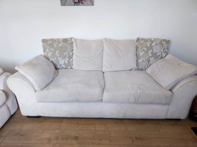 Large two seater and arm chair