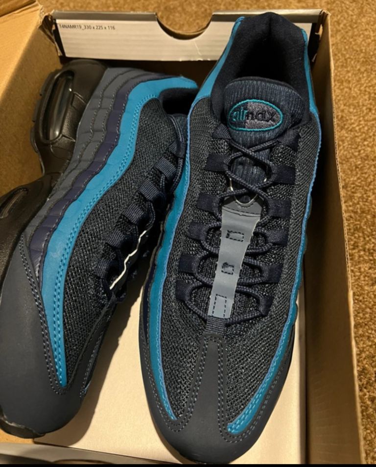 New Nike Air Max 95 Trainers - Blue