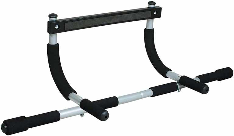Genuine Iron Gym Pull Up Bar, No Screws required, Portable Door Frame hardly used