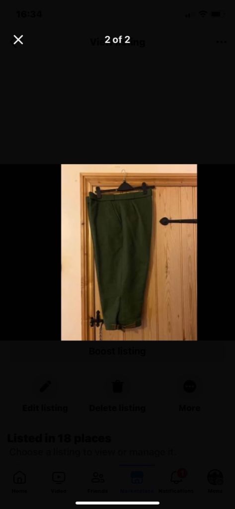 Mens Breeks Cloth Loden - Tyrolese Loden