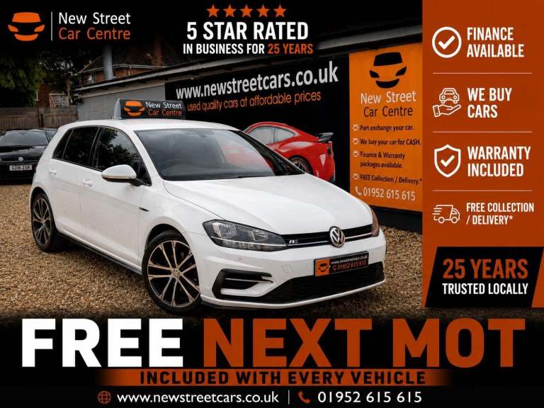 2019 Volkswagen Golf 1.5 TSI EVO R-Line Euro 6 (s/s) 5dr HATCHBACK Petrol Manual