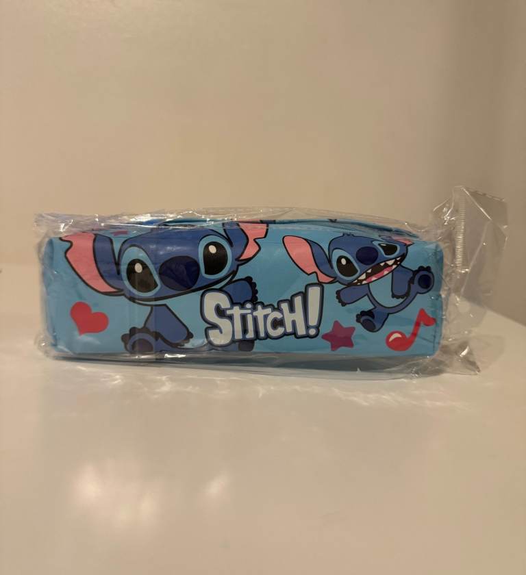 Brand New Blue Stitch Pencil Case