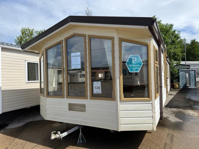 2 Bed Offsite Static Caravan - DG, CH, Furniture, New Carpet, Ensuite - Own Land