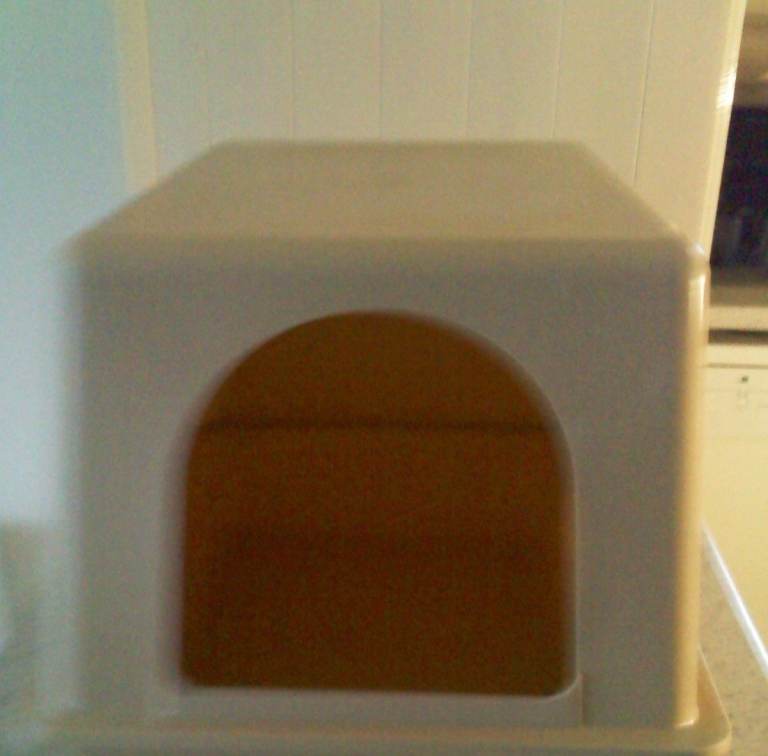 Large, Hood to go over Cat Litter Tray (Cream)- Hood only