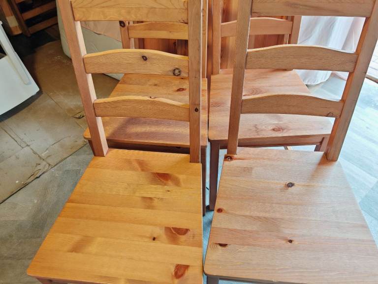 IKEA Jokkmokk dining with 4 chairs 