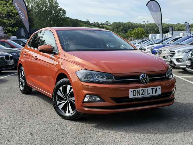 2021 VOLKSWAGEN POLO 1.0 TSI Match ULEZ Petrol Manual 5 Door Orange