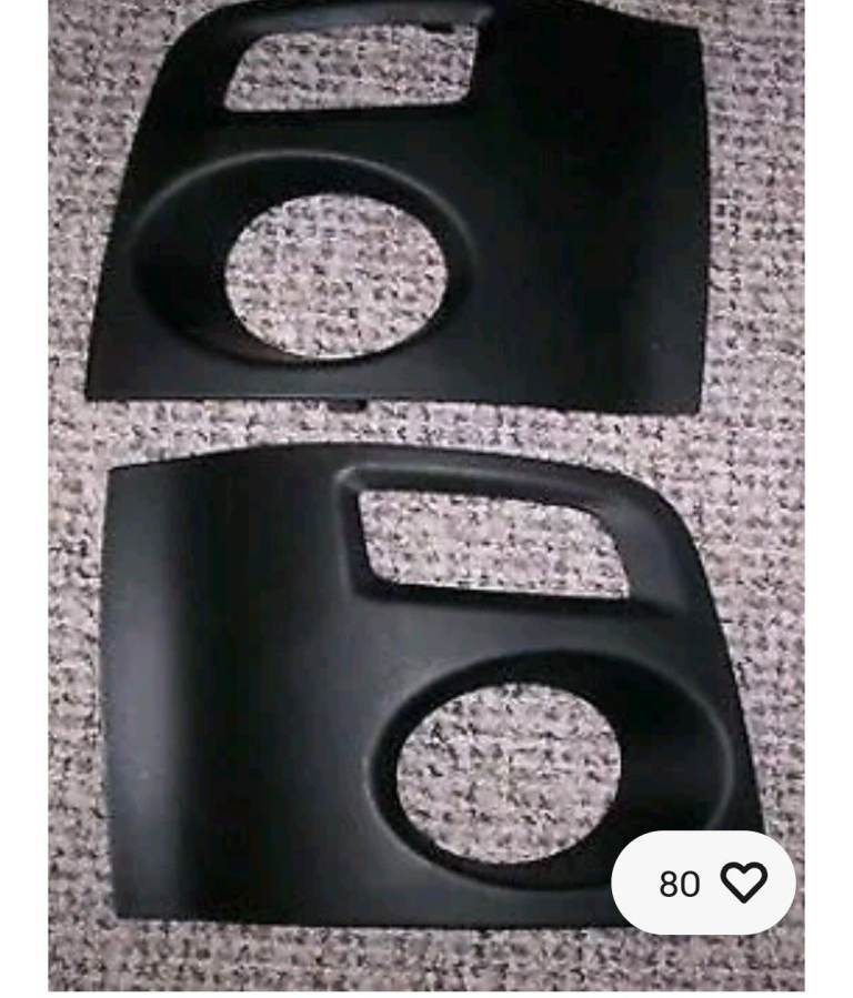 PAIR OF NEW FOGLIGHT COVERS FOR ROVER MG ZR MK2