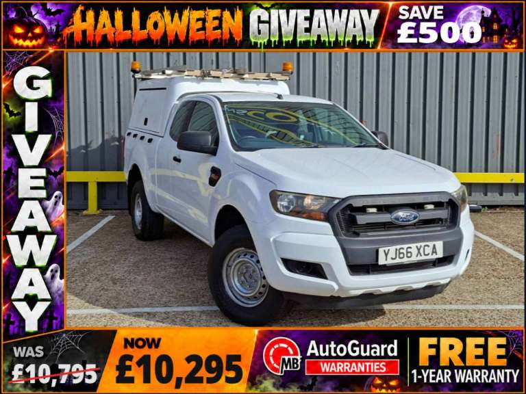 2016 Ford Ranger 2.2 TDCi XL Pickup Double Cab 4dr Diesel Manual 4WD Euro 6 (s/s) (Eco Axle) Pick...