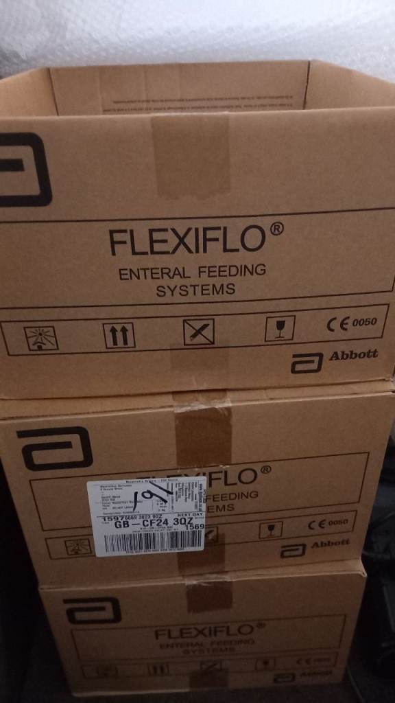 Abbott Flexiflo enteral feeding tubes. EXPIRED DATE