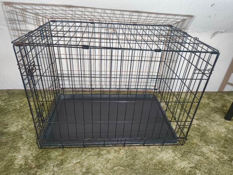 image for Discount Price Black Dog Crate, Good Condition