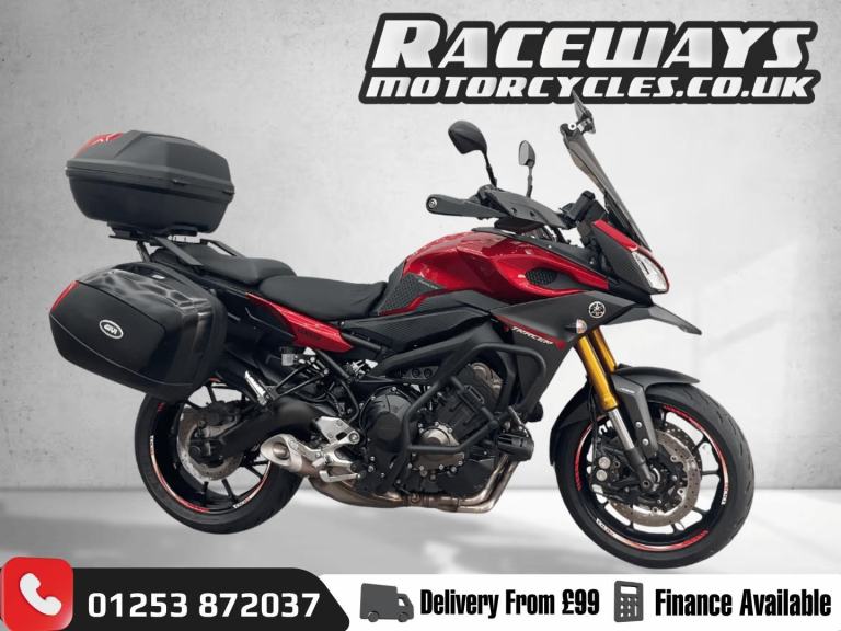 YAMAHA TRACER 900 2016 16 REG 21,349 MILES RED USED MOTORCYCLE 847CC