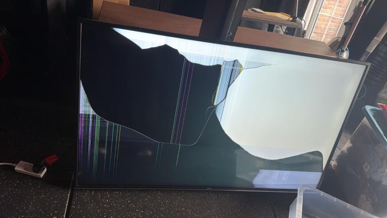 Broken tv
