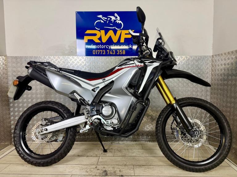 HONDA CRF 250 RALLY, 2018, 68 REG, ONLY 2,332 MILES, SUPERB COND, EXTRA'S