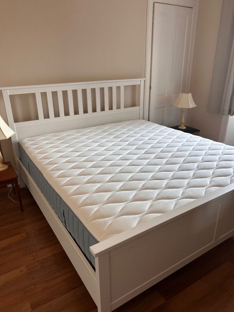 Ikea super king bed and mattress 