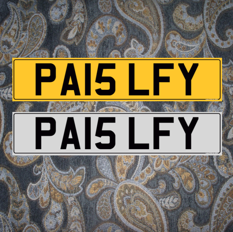 PA15 LFY - PAISLEY Registration Number Plate