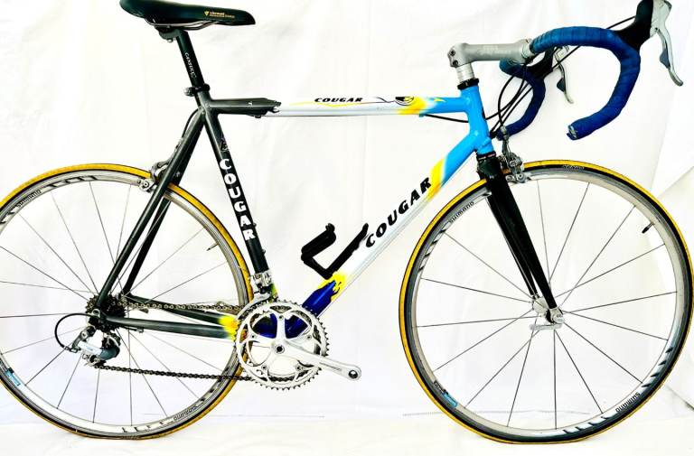 TD COUGAR 🇧🇪 Belgian Road Bike Size/M Carbon Forks Super LW Road Bike.