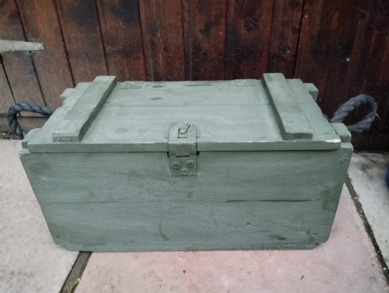 Ammo wooden tool box