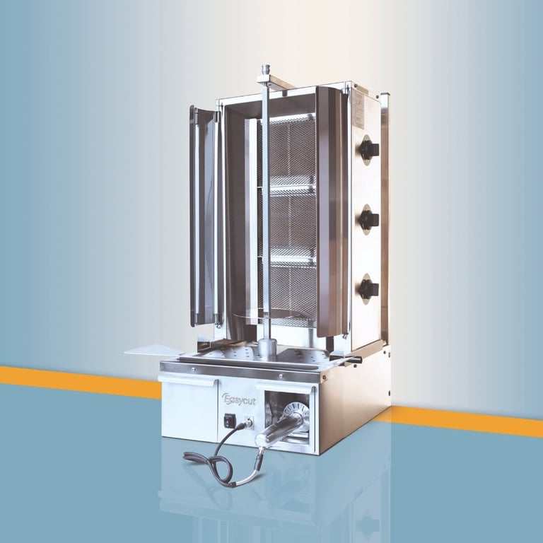 Easy-Cut Short 3 Burners Kebab/Donner/Shawarma Machine 10.5-KW