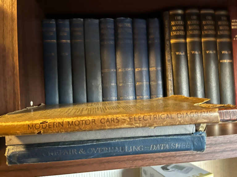  vintage classic Motor repair and data books