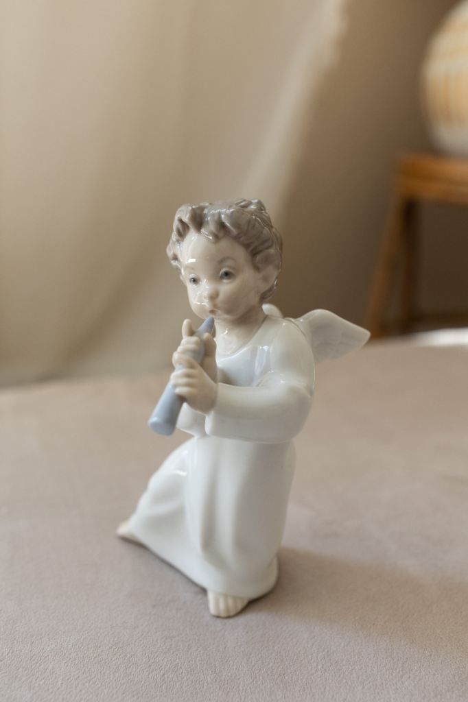 Angel with Flute Figurine by Lladró 