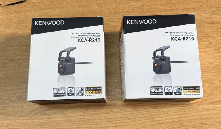 Kenwood KCA R210 Rear Dash Cams x 2x Kenwood, Kenwood Dash Cam, Rear Dash Cams