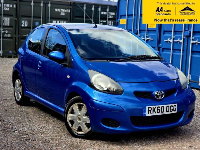 2010 Toyota AYGO 1.0 VVT-i Blue Hatchback 5dr Petrol MultiMode Euro 4 (67 bhp) Hatchback Petrol A...