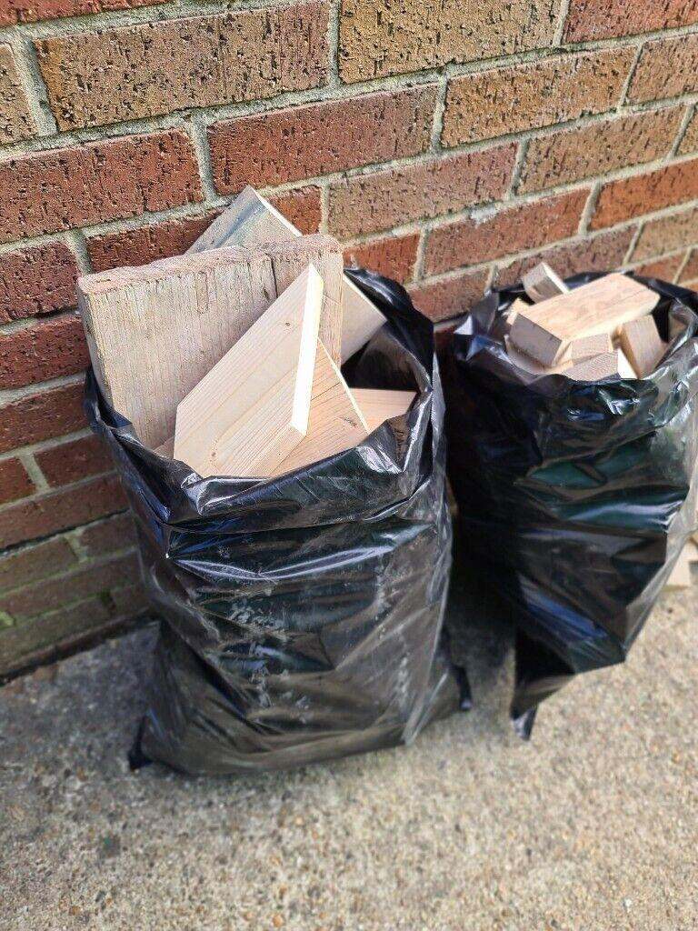  FREE!! Bagged Firewood - Fire Wood Kindling - Barbeque Lumpwood - Firepit wood 