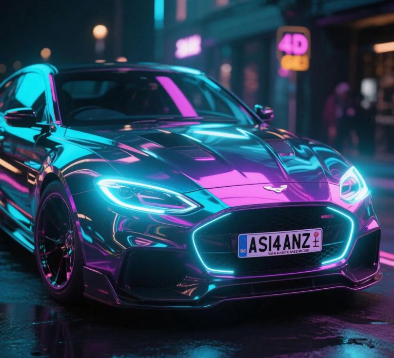 Private number plate 