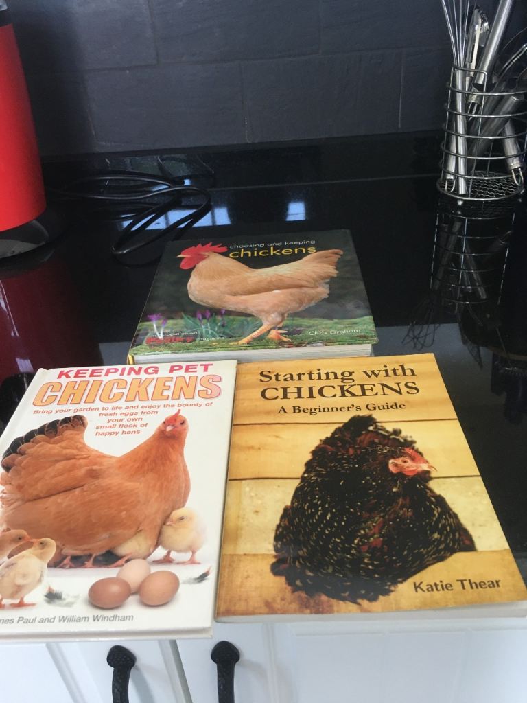 Three chicken books