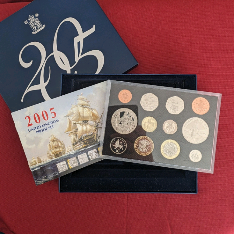 2005 Royal Mint PROOF coin year set
