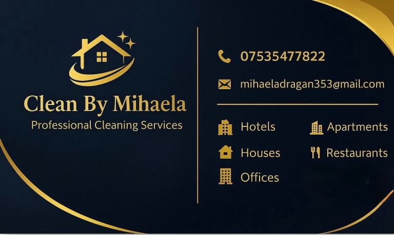 Professional Cleaning Services – Clean by Mihaela LTD