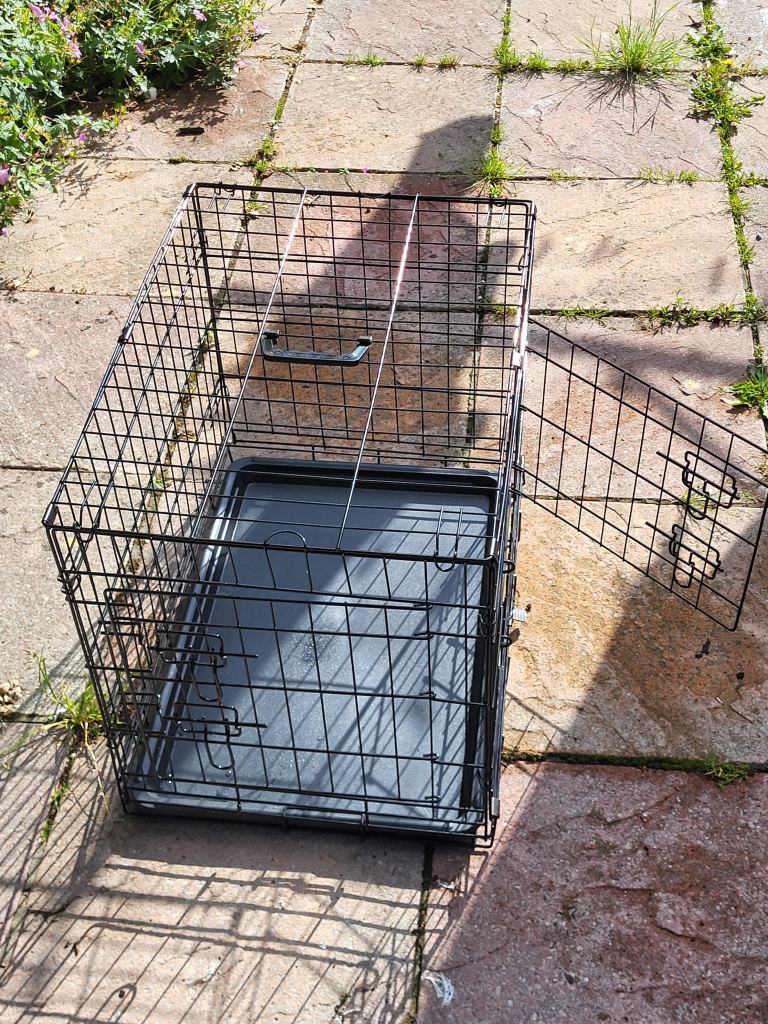 Two  Dog cages   