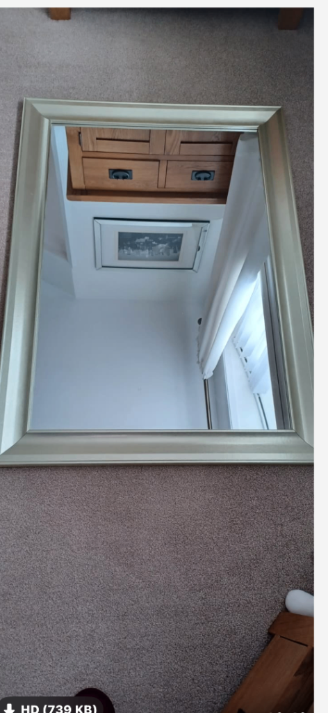 Large Gold Wall Mirror