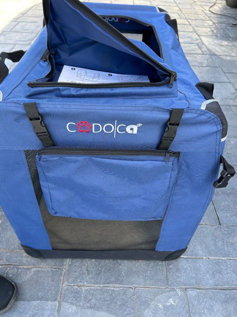 Canvas Dog travel crate