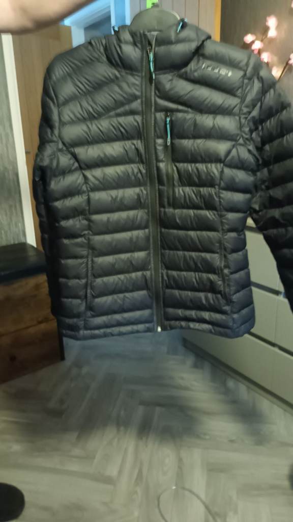 Black Puffer Jacket with Hood