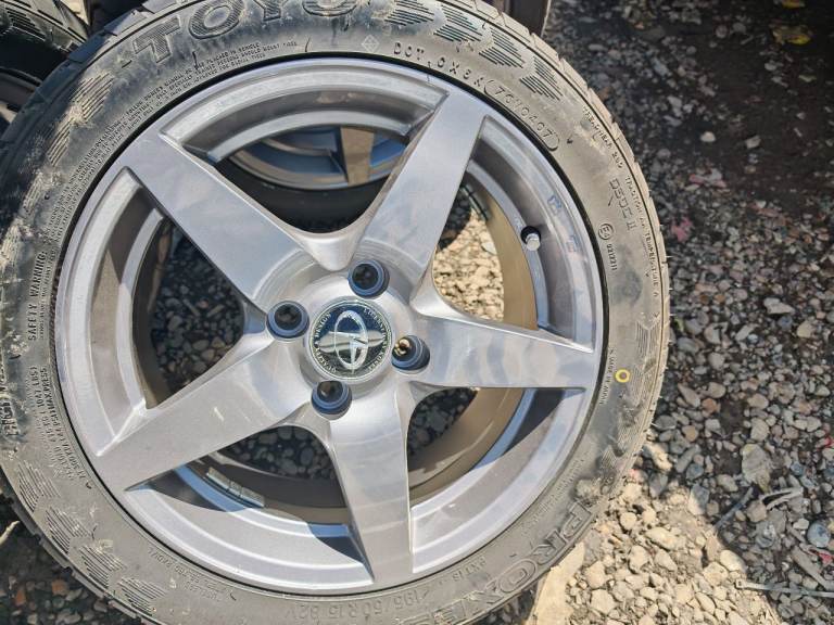 15 inch wheels and tyres  x4 kosei  
