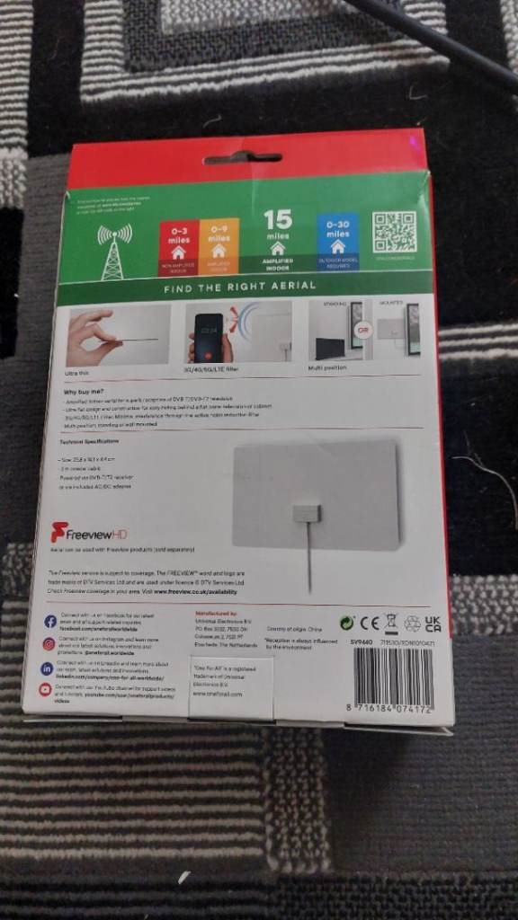 Tv Aerial HD Freeview