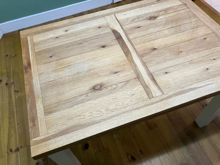 Dining Table - Solid Oak, Extendable, from Furniture Village
