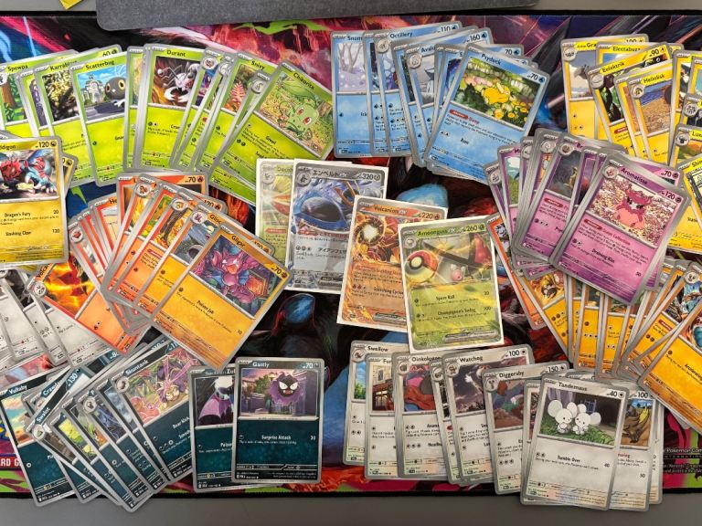 Pokemon Cards Bundle Pack Bulk 170x cards + 4 Ex cards