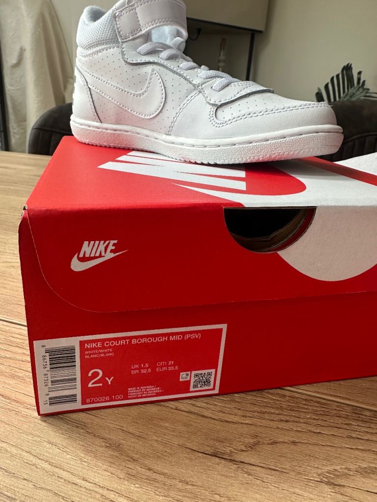 Children’s unisex Nike trainers in the box unopened £12