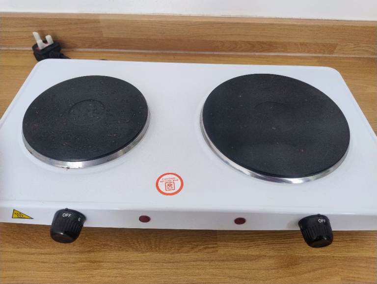 Portable Double Electric Hob – As Good As New