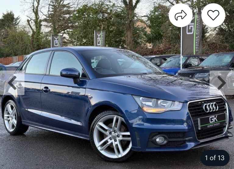 2013 Audi A1 S-Line, Auto, 1.4L, 5 doors